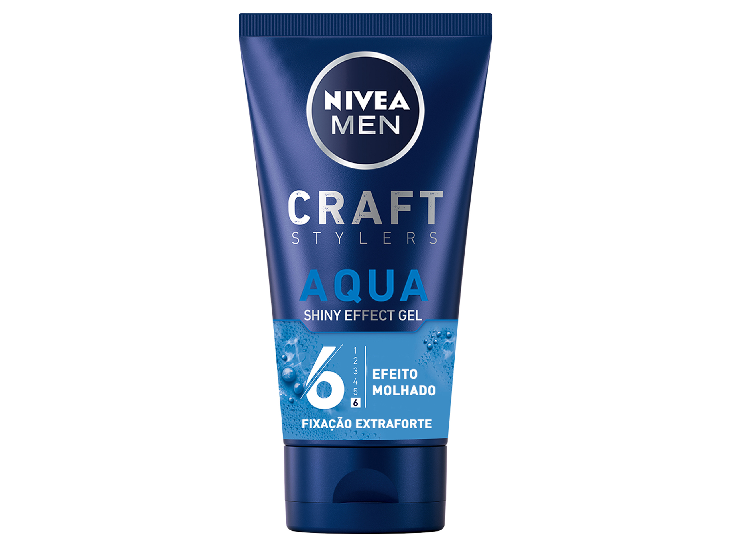 Gel para Cabelo Aqua Efeito Shine NIVEA MEN 150 ml