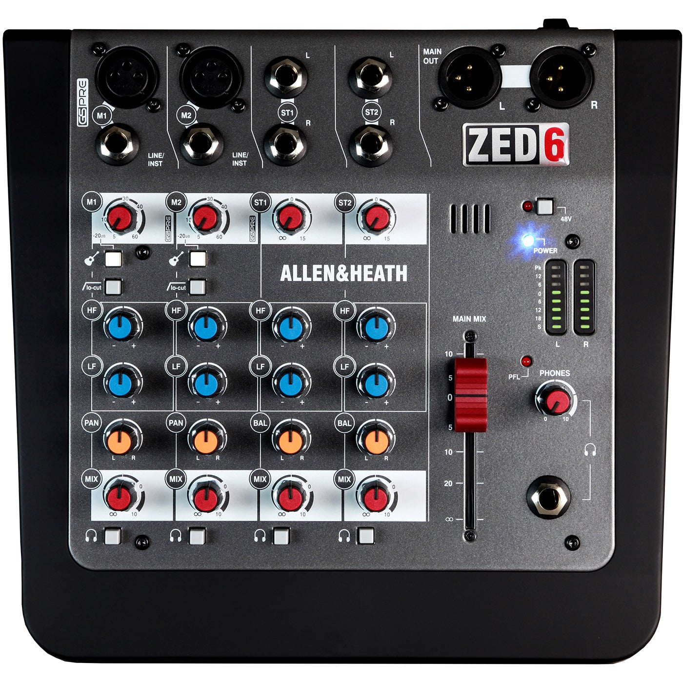 Allen & Heath ZED-6 analoge mixer