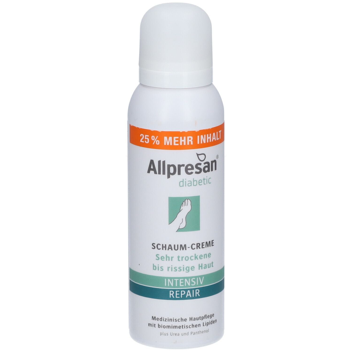 Allpresan diabetic INTENSIV + REPAIR Schaum-Creme mit Urea - Jetzt 3€ Rabatt mit Code ,,allpresan3''