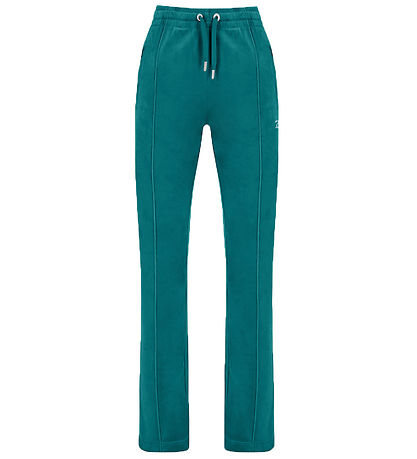 Juicy Couture Sweatpants - Velour - Deep Lagoon
