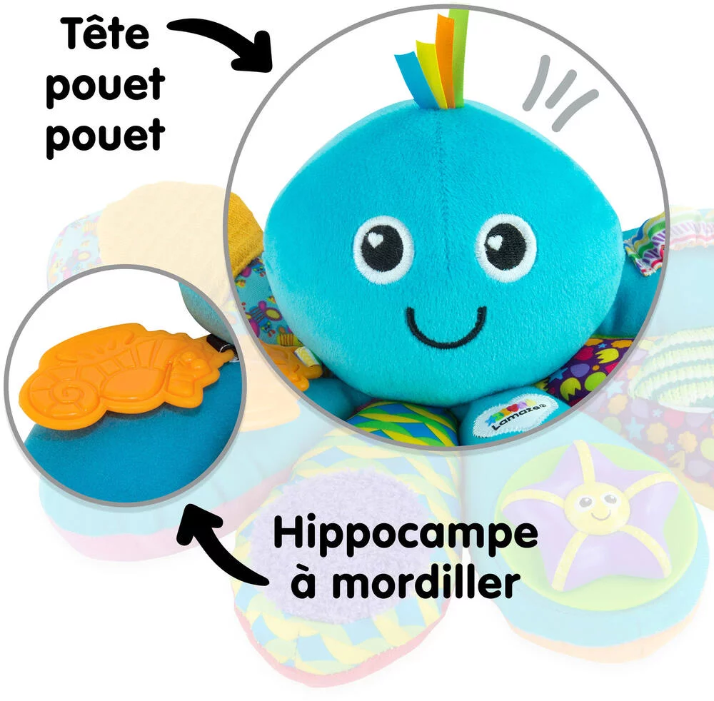 PELUCHE PIEUVRE MULTI ACTIVITES