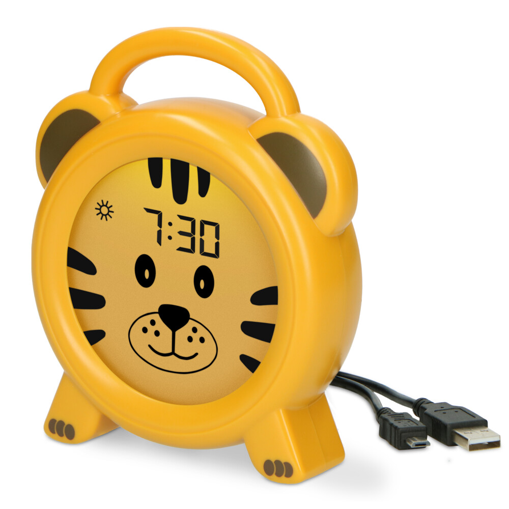 Alecto Slaaptrainer-Nachtlamp-Wekker Tijger BC-100