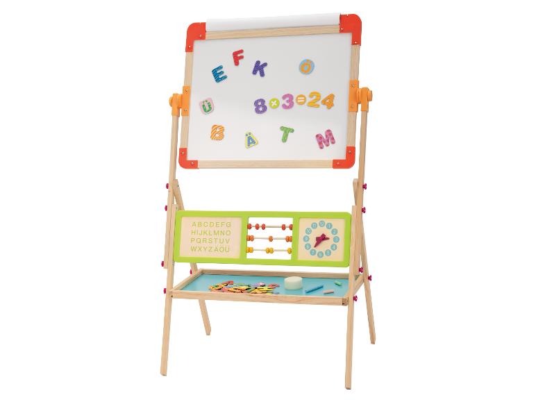 Dubbelzijdig houten schoolbord