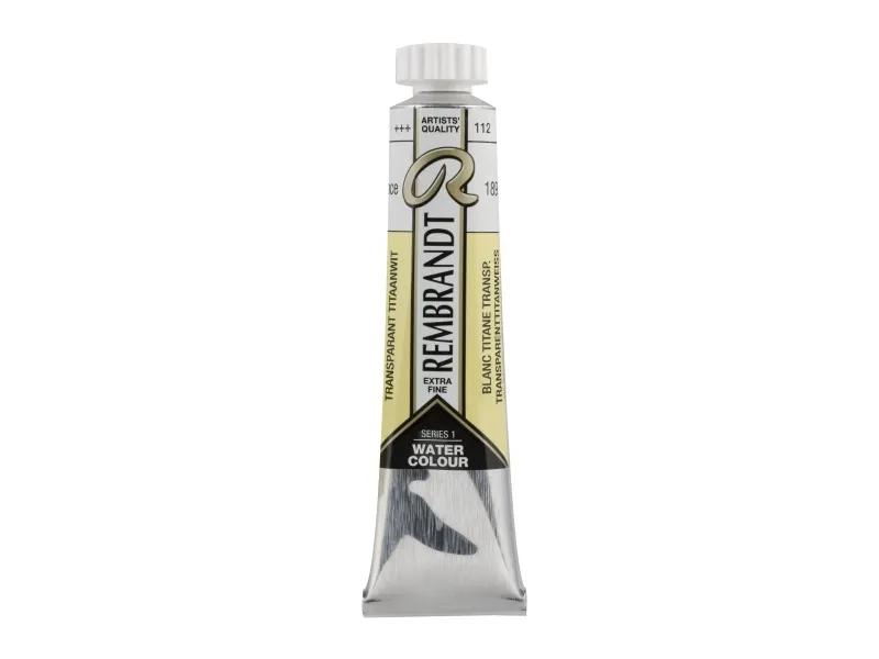 Rembrandt Watercolour Tube Transparent Titanium White 112