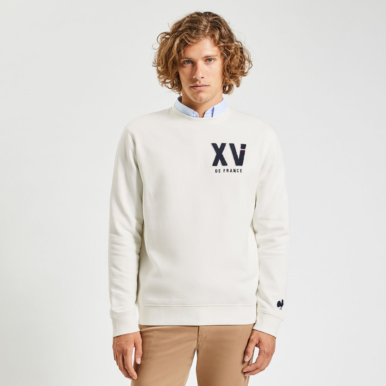 Sweat licence France rugby Blanc