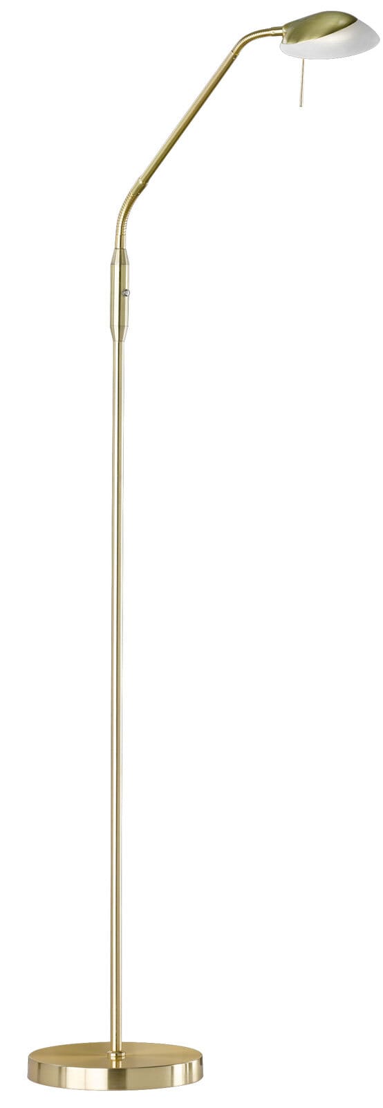 FISCHER & HONSEL LED Stehlampe POOL messingfarbig
