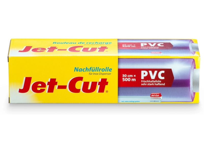 Jet-Cut Frischhaltefolie 30 cm Nachfüllrolle zu Edelstahldi Frischhaltefolie Nachfüllrolle