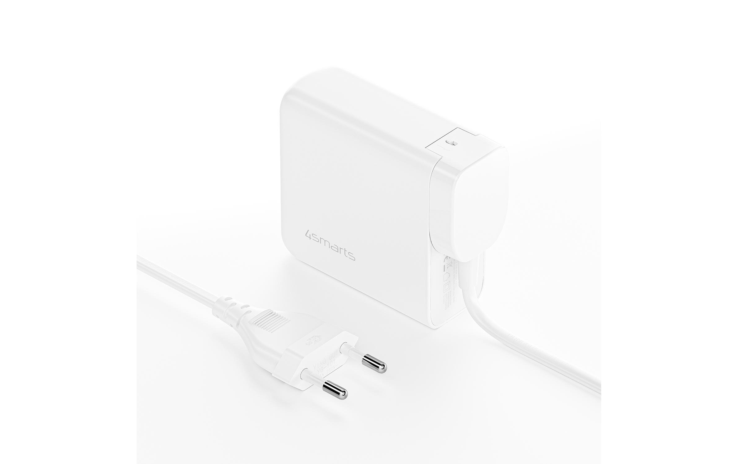 Ladegerät GaN Flex Pro 100W 3 USB-C+1 USB-A Travel EditionLadegerät GaN Flex Pro 100W 3 USB-C+1 USB-A, weiss, Travel Edition, GaN-Technologie