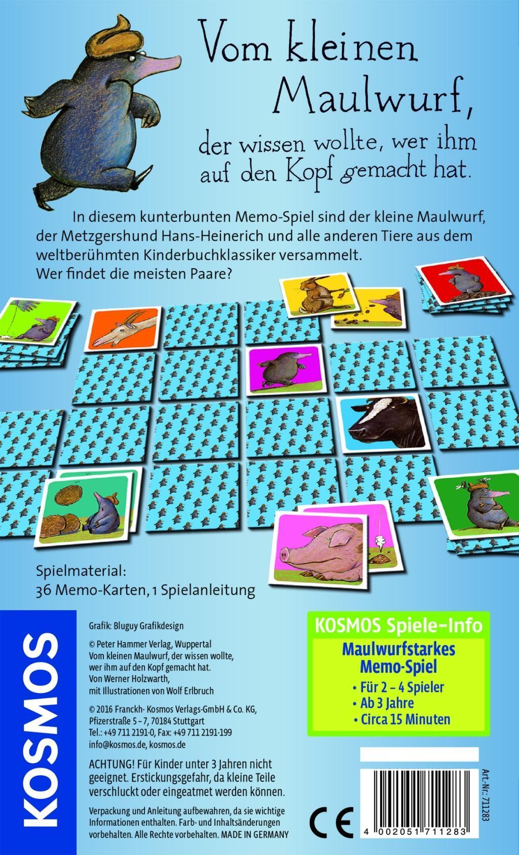 Mitbringspiel – Vom kleinen Maulwurf, der wissen wollte
