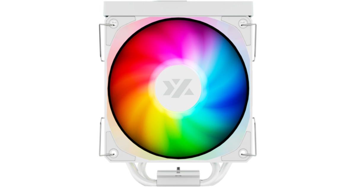 XYZ PC GearThermax 4 Pulsar A-RGB CPU-koeler  (Wit, ARGB, PWM)