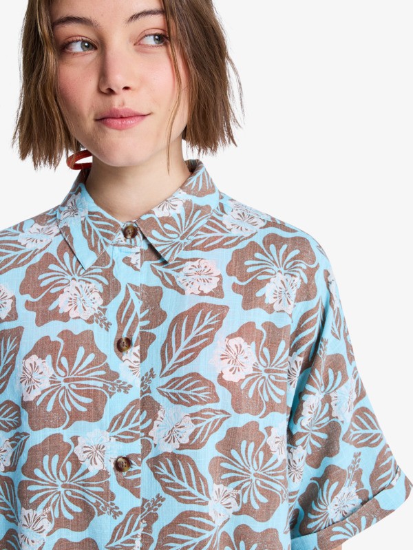 Beachy Nostalgia Chemise manches courtes Marron Femme