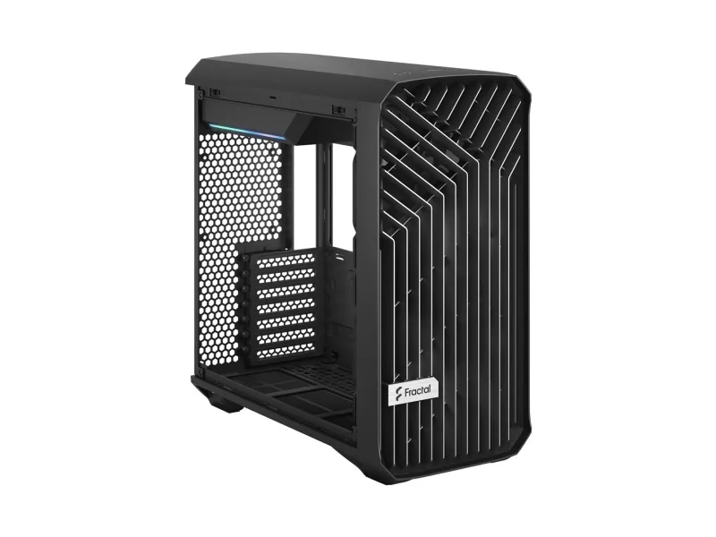 Fractal Design Torrent Compact - Tower - udvidet ATX - ingen strømforsyning (ATX) - sort TG mørk tone - USB/Lyd