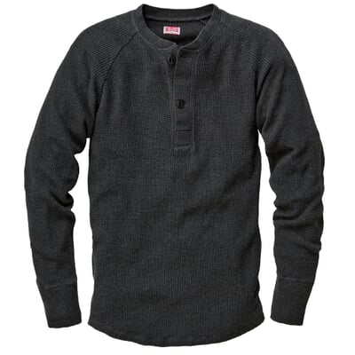 Herren-Langarmshirt, Anthrazit