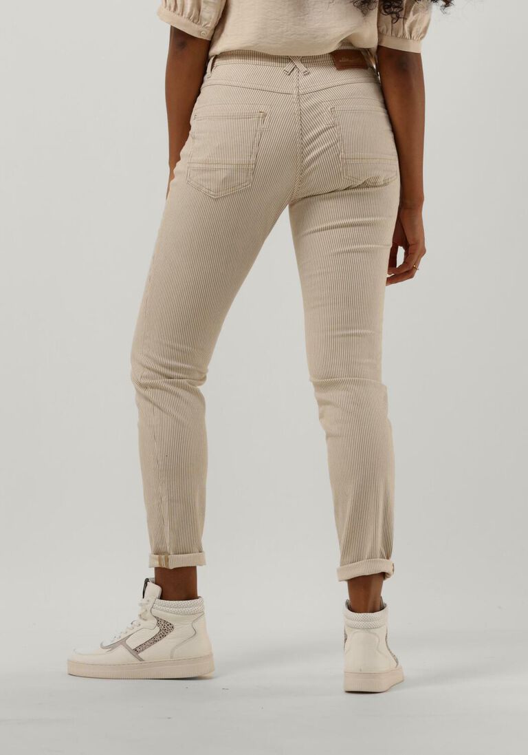 MOS MOSH zand mos mosh slim fit jeans nelly stripe pant