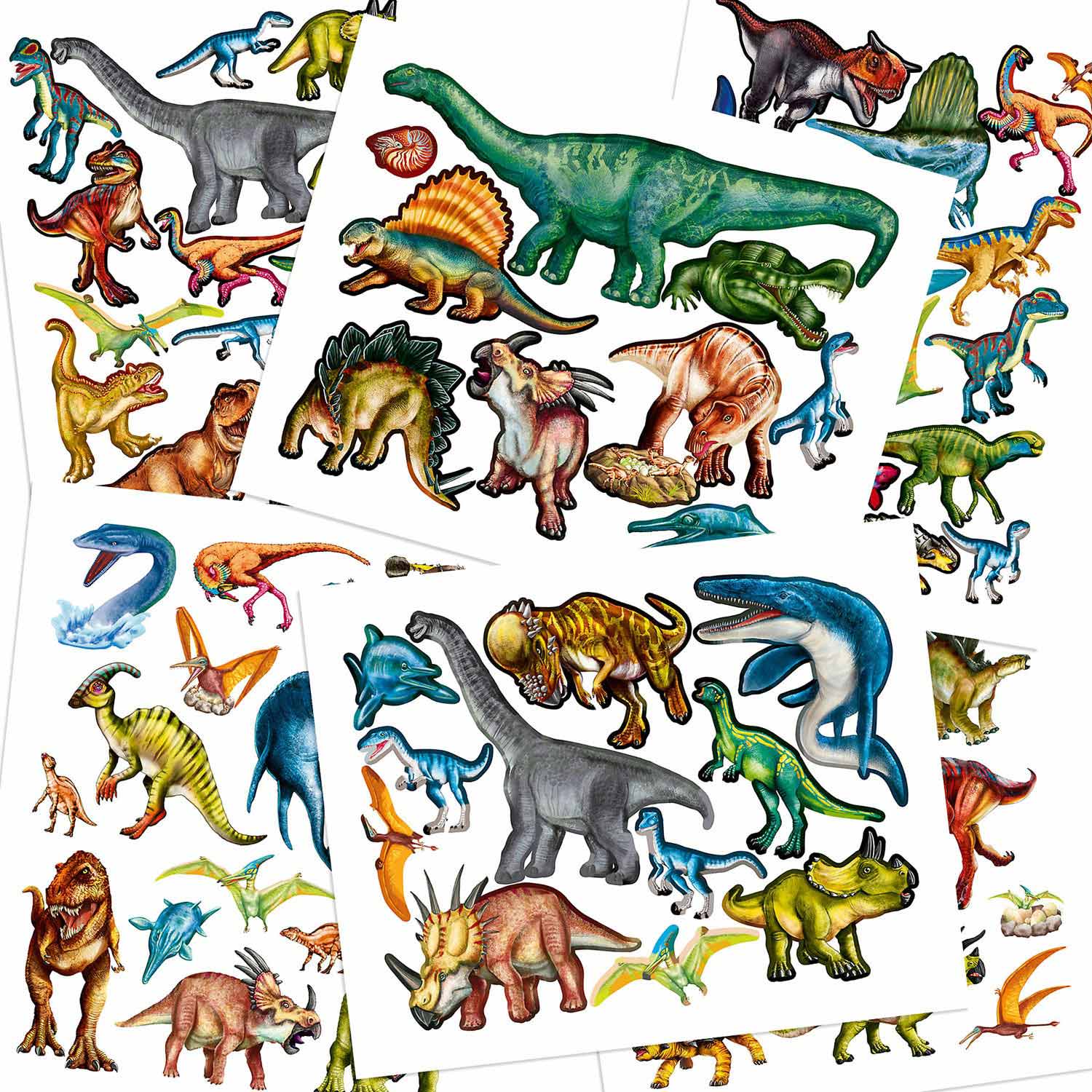 Dino World Stickerboek met Puffy Stickers