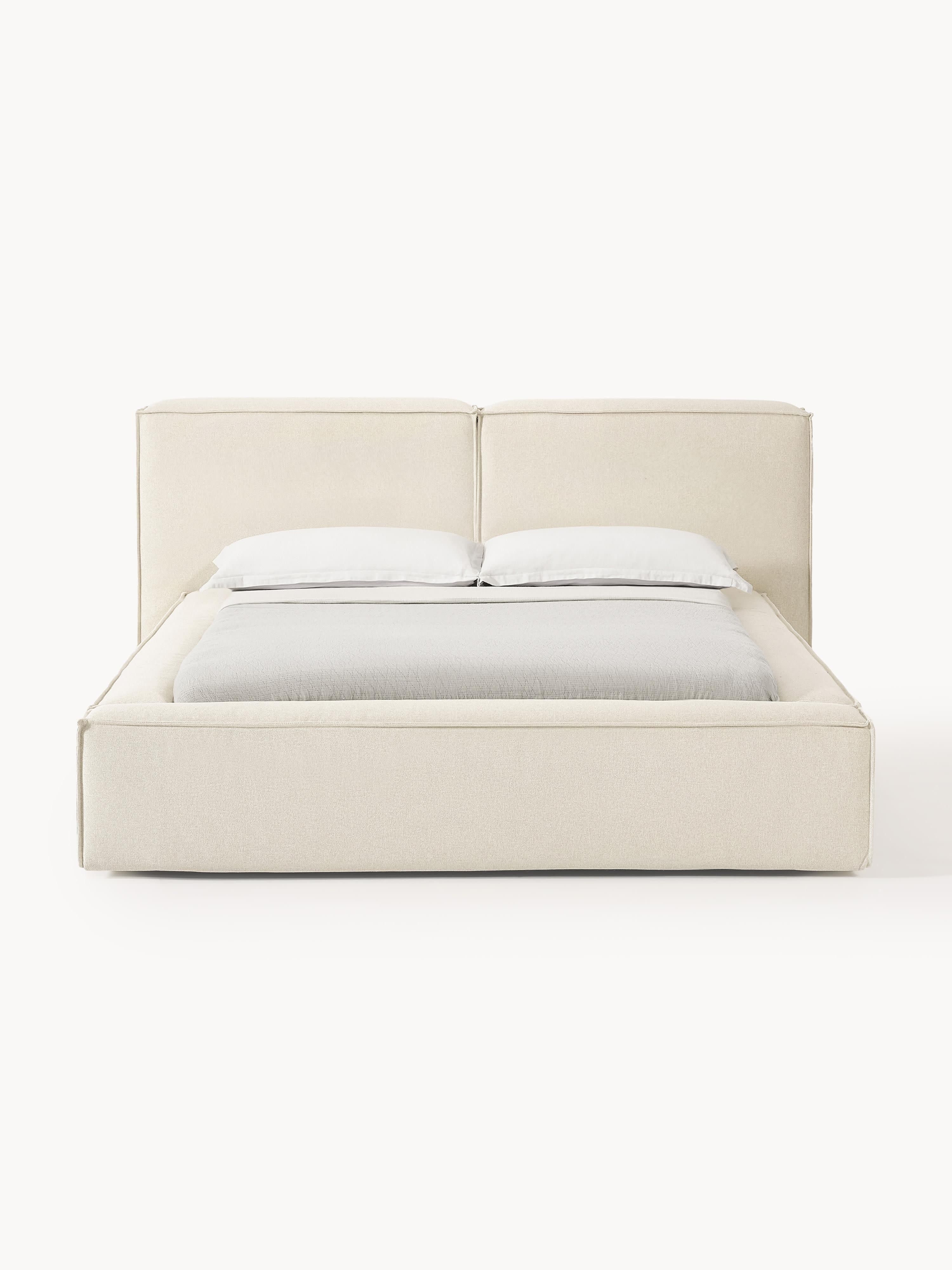 Gestoffeerd bed Lennon met opbergruimte