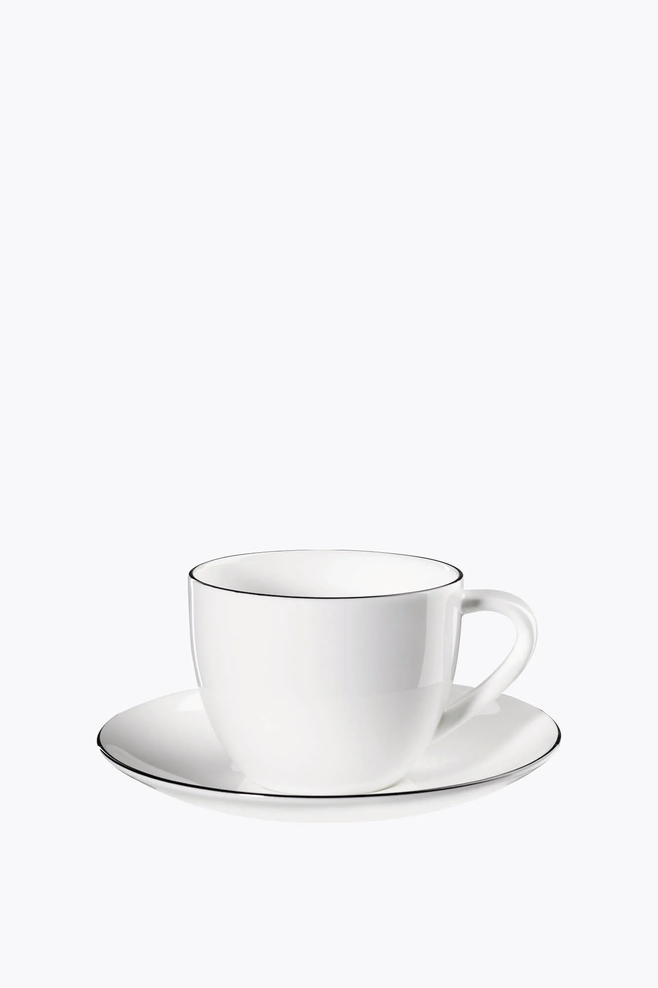 ASA Selection Cappuccinotasse mit Untertasse ligne noire