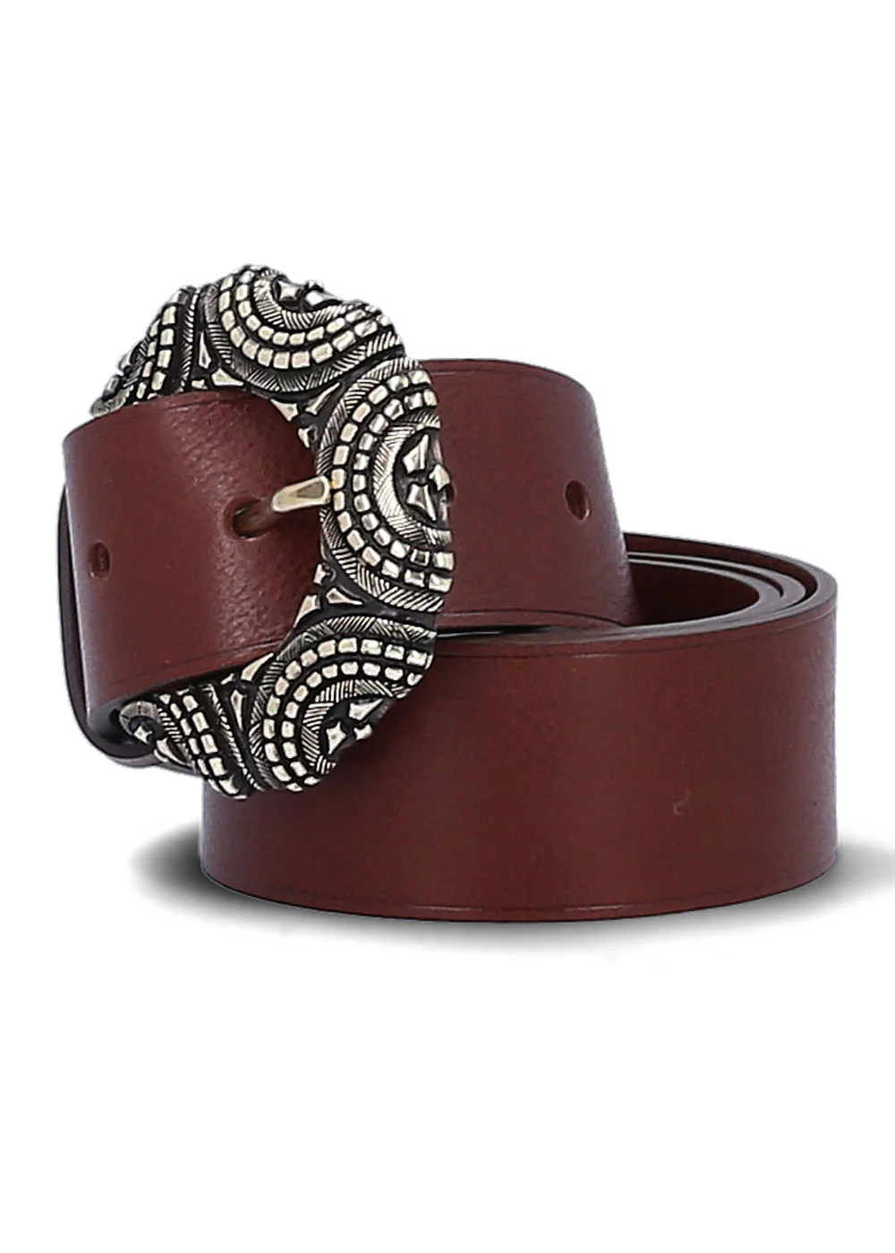 CEINTURE EMMA CUIR CHOCOLAT