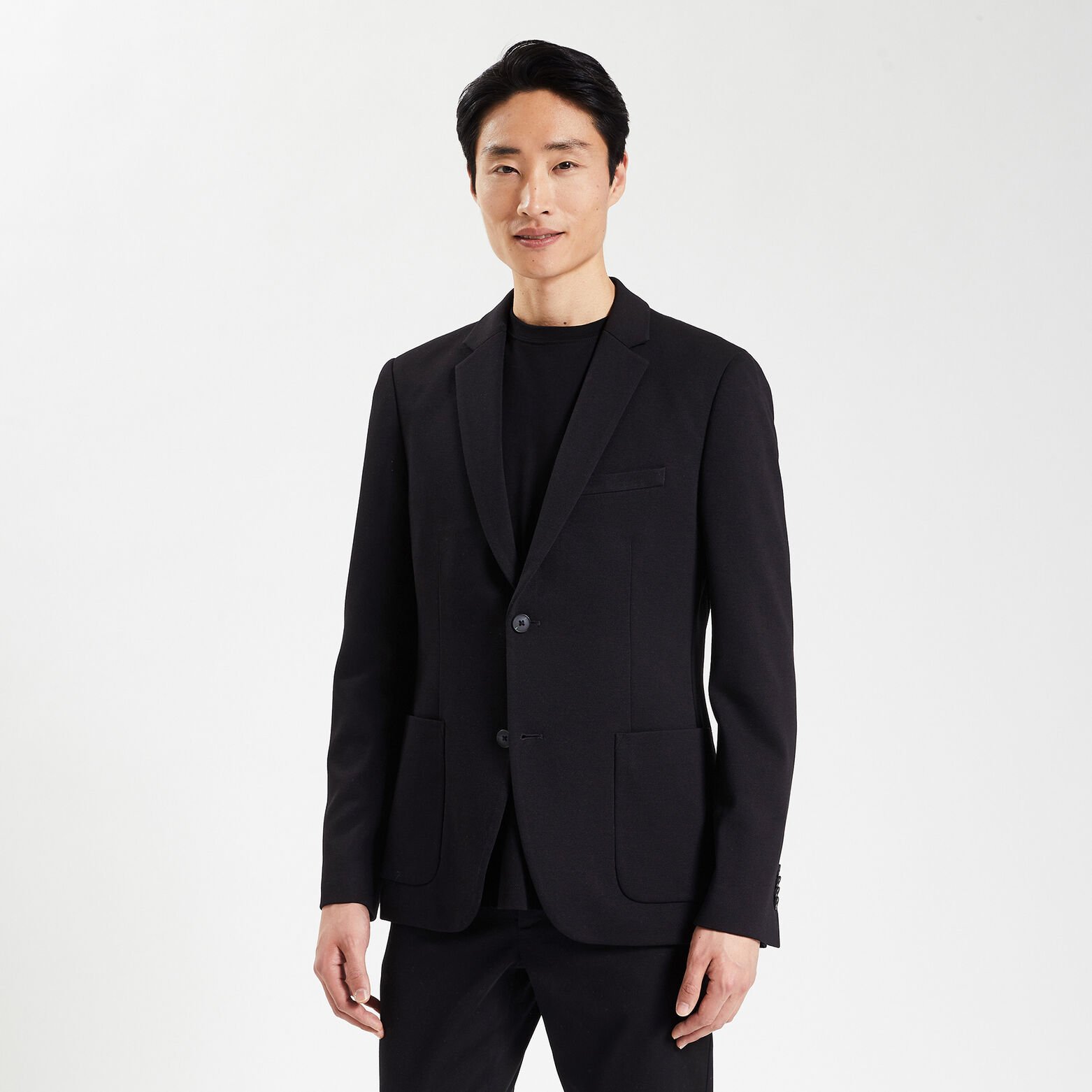 Veste maille slim Noir
