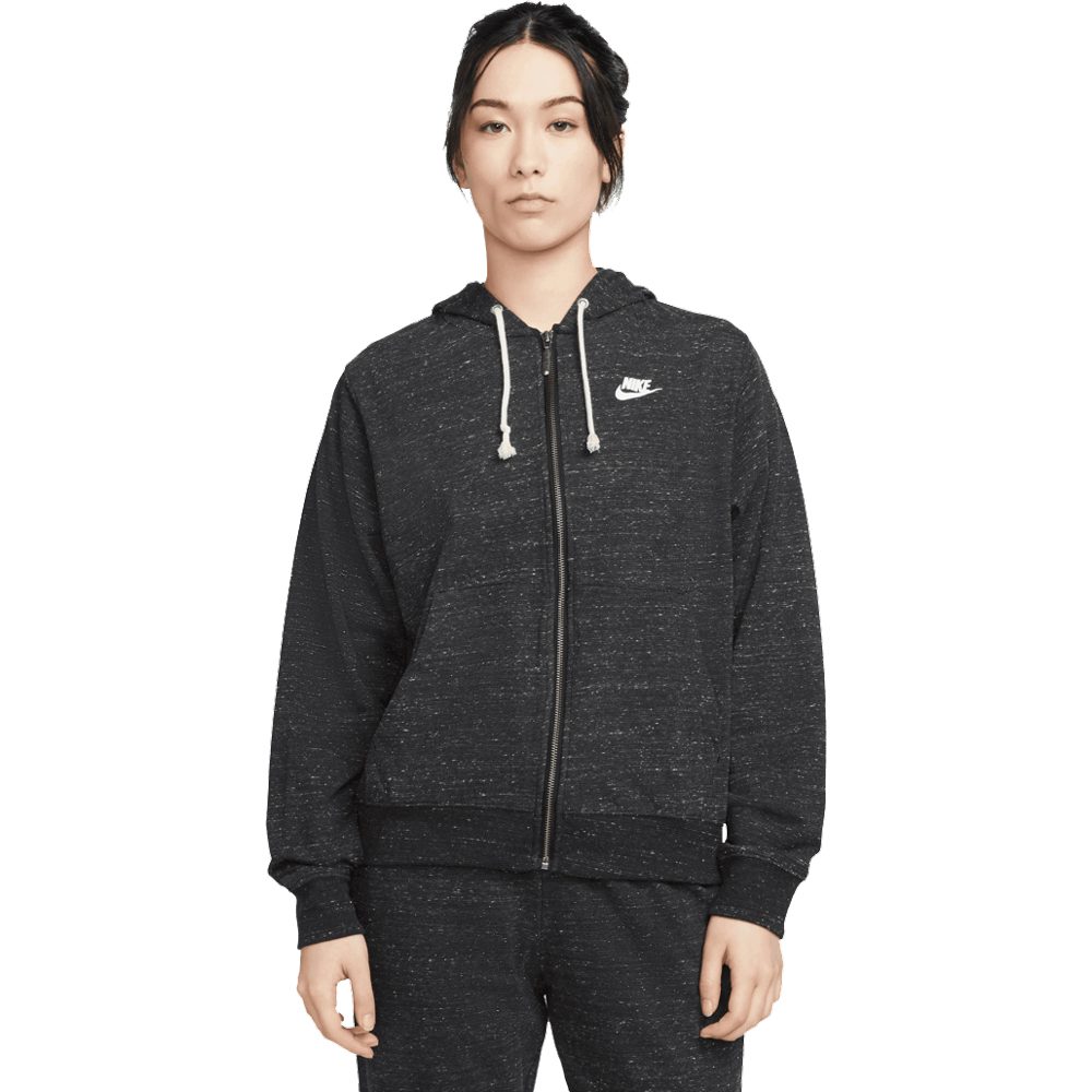 Nike Sportswear Gym Vintage Sweatshirtjacke Damen schwarz