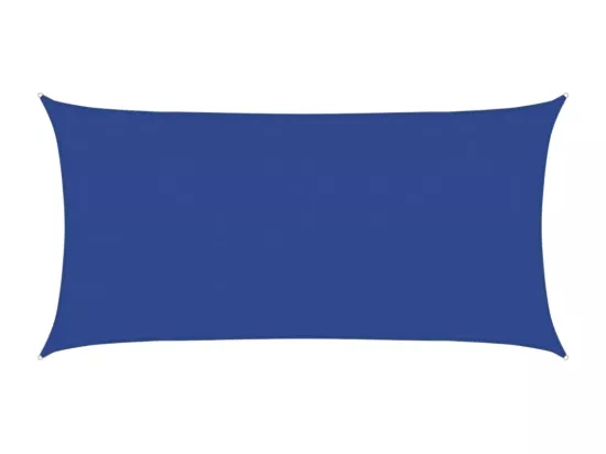 Voile d'ombrage 160 g/m² rectangulaire bleu 4x7 m PEHD