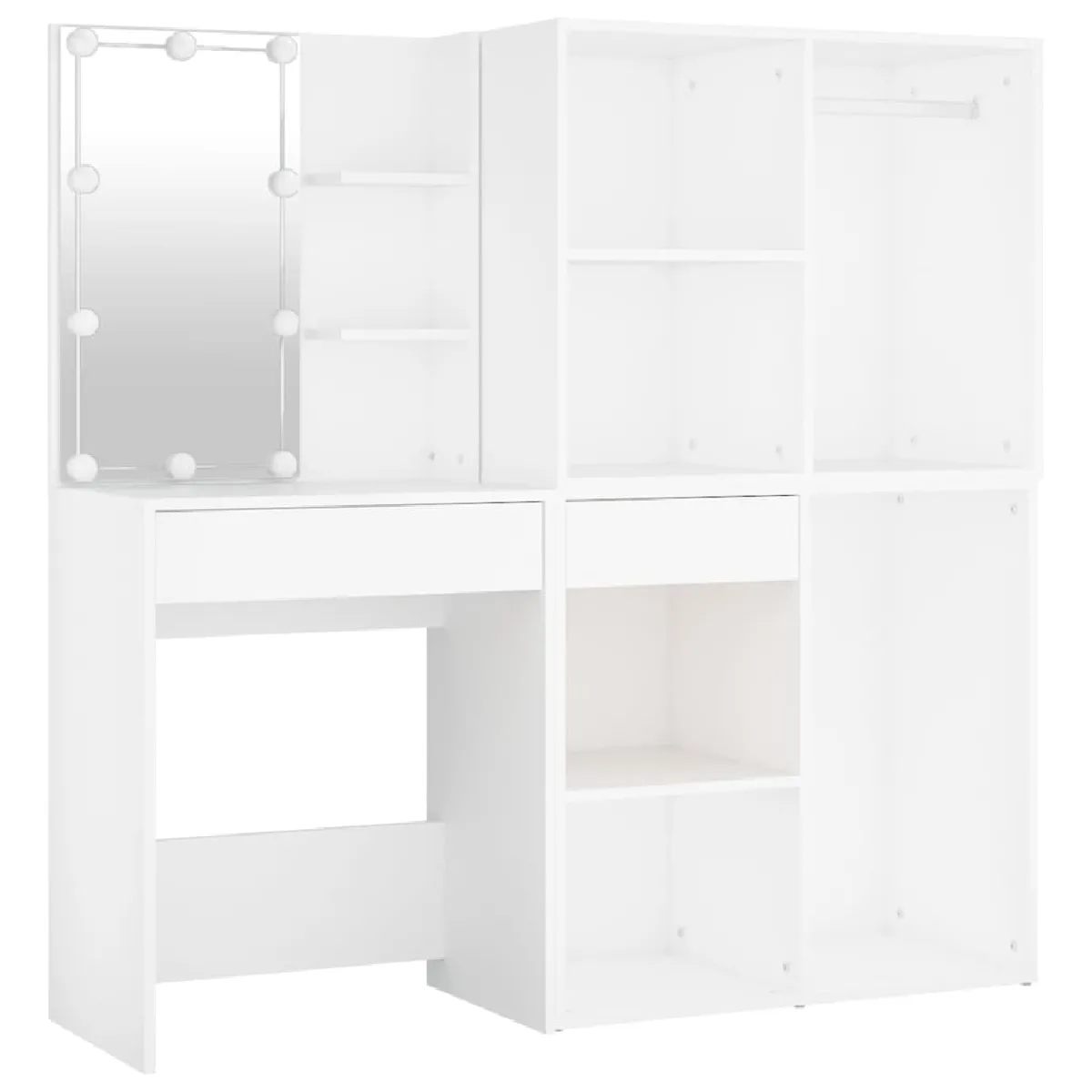 Coiffeuse Helloshop26 - Blanc