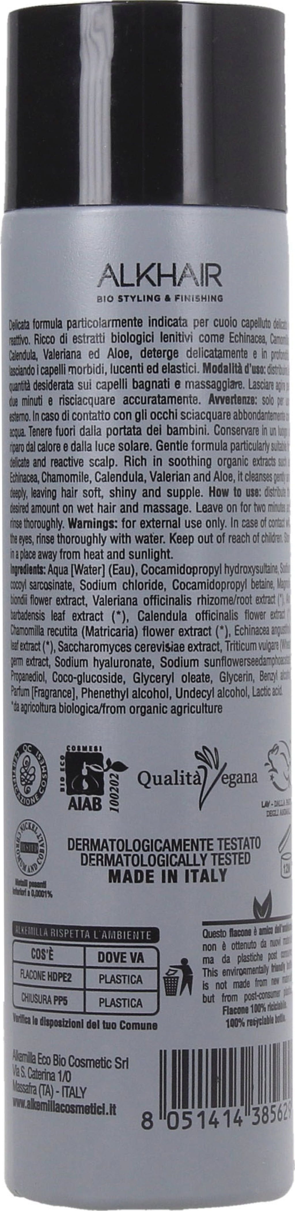 Alkemilla Eco Bio Cosmetic  ALKHAIR Beruhigendes Shampoo, 250 ml