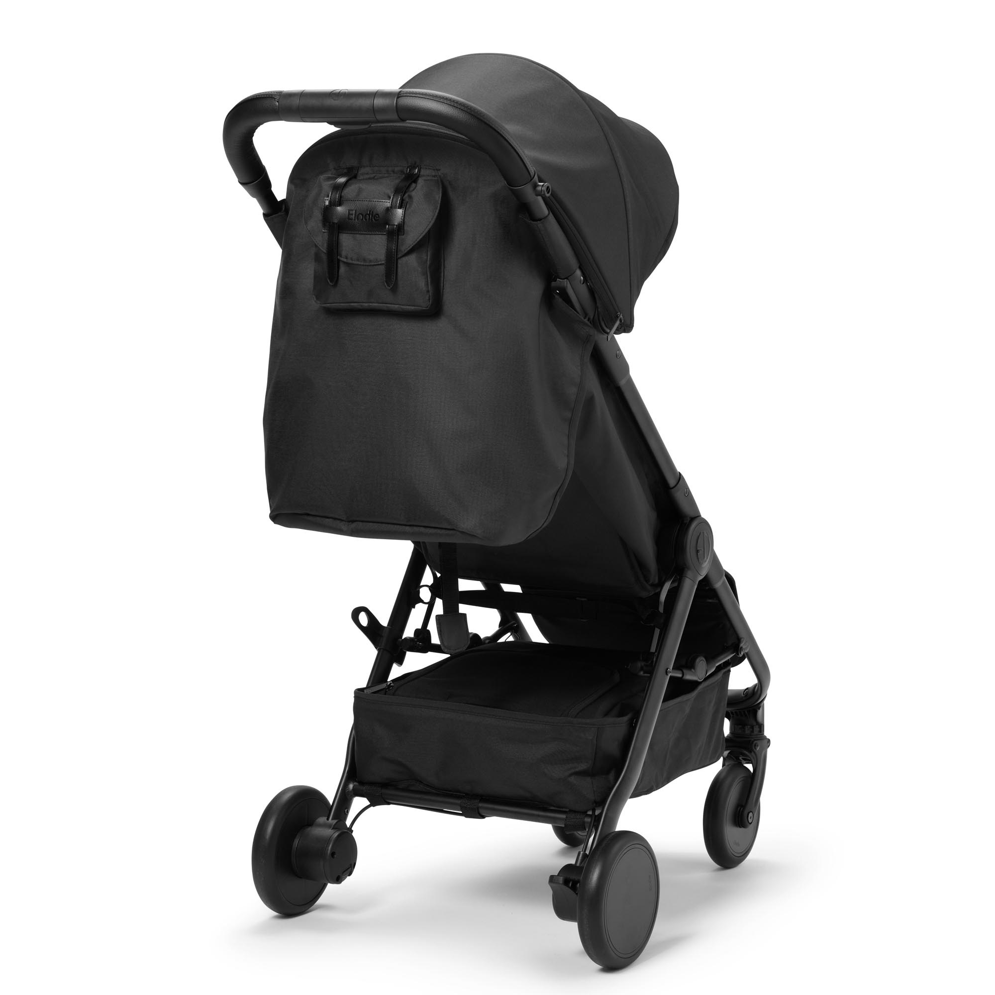 Elodie Mondo plooibuggy incl. wieg, veiligheidsbeugel adapters voor autostoel black