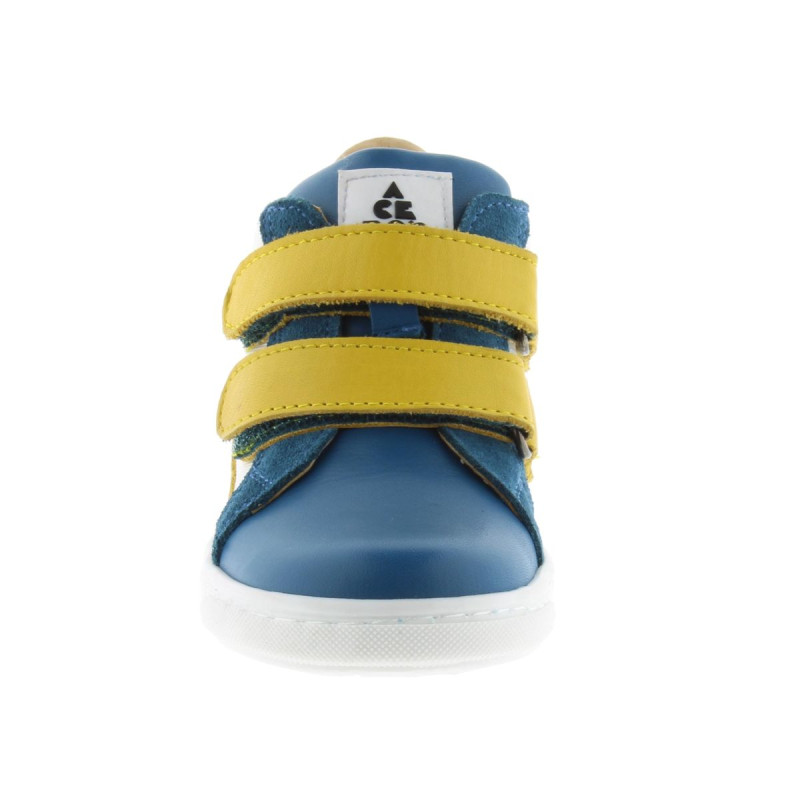 Acebos Acebos Sport Bleu Blanc Jaune Velcros