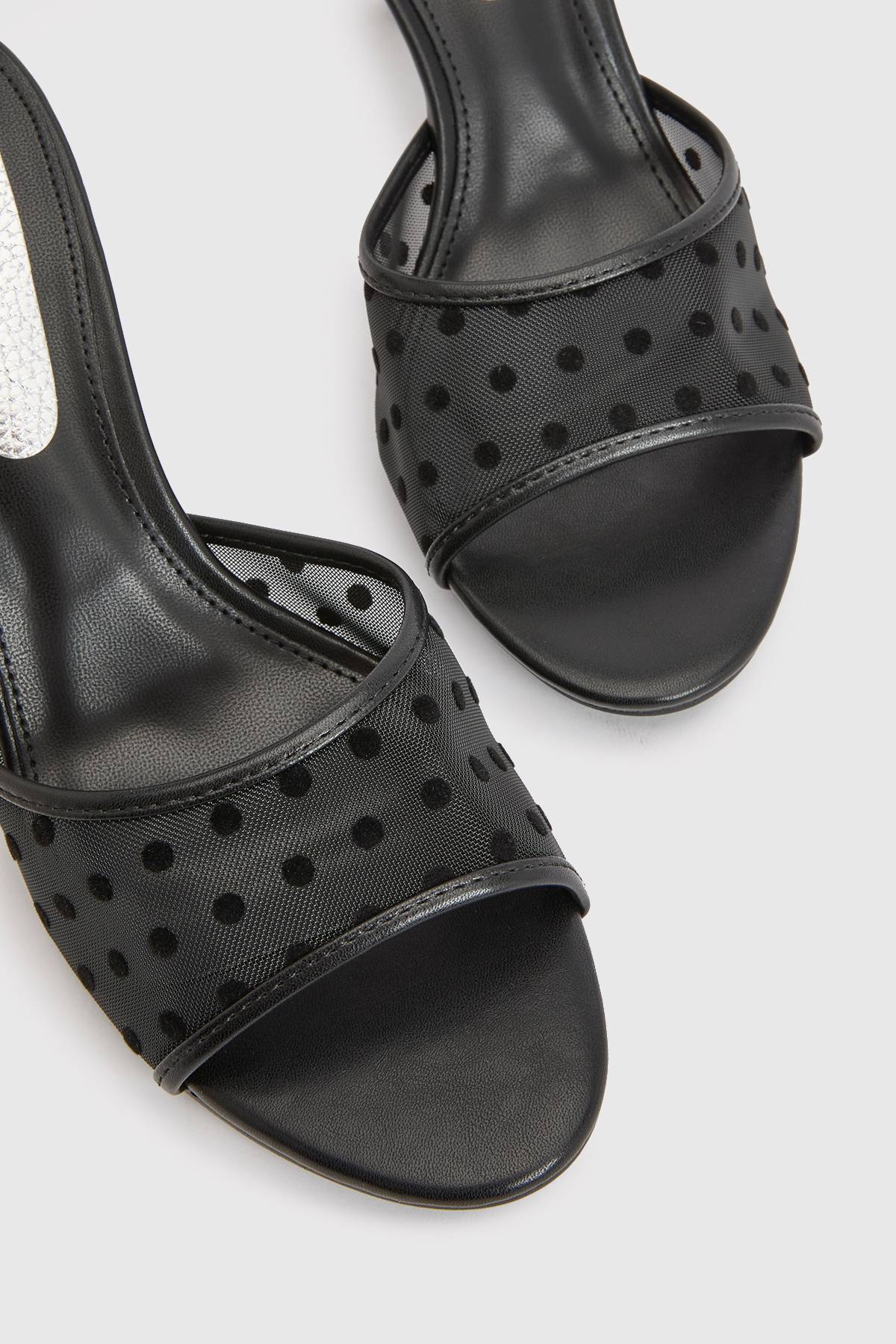 Coast Mules Abbie À Talons Aiguilles Moyens En Synthétiquecuir À Pois
