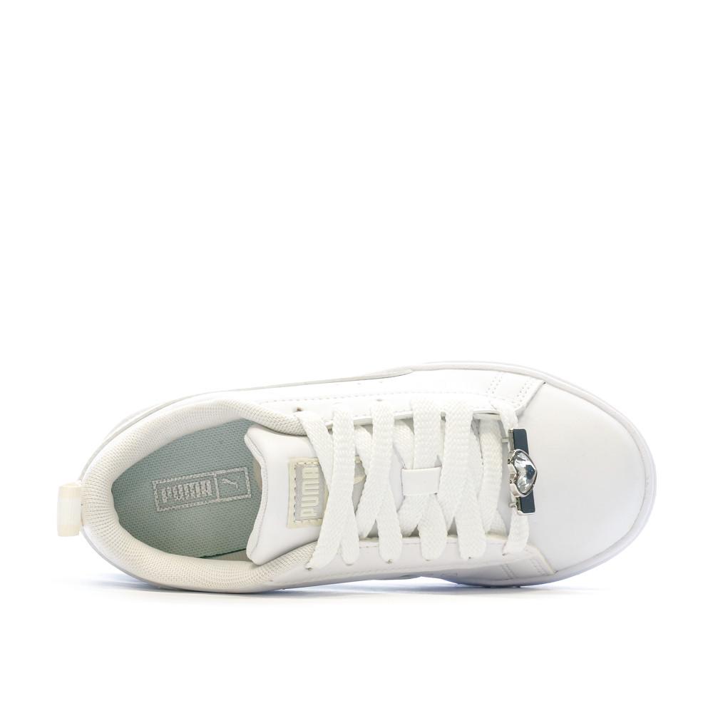 Puma Baskets Blanche/Beige Fille Puma Mayze