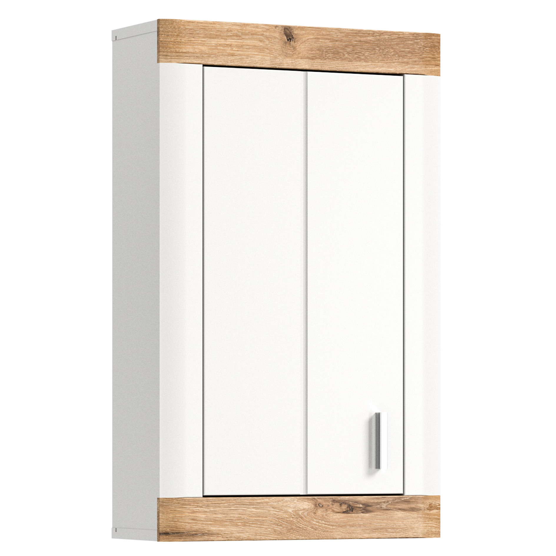 Hängeschrank LAREDO - weiß matt - Nox Oak - 45 cm