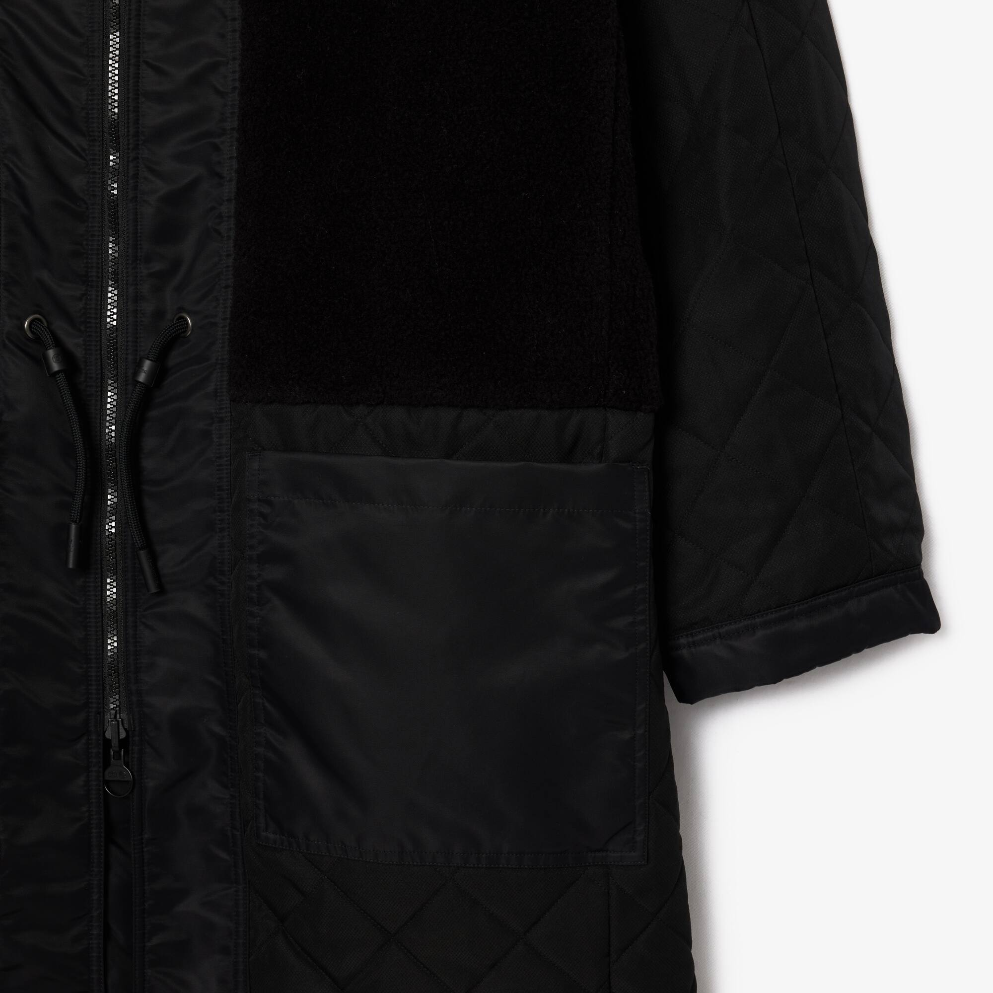 Parka réversible Lacoste x CLOT Noir
