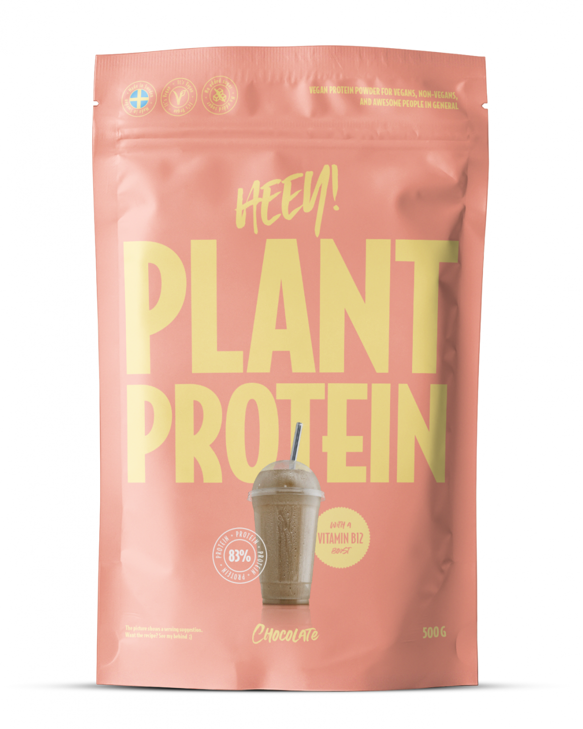 Heey! Vegan Plant Protein Chocolate 500g