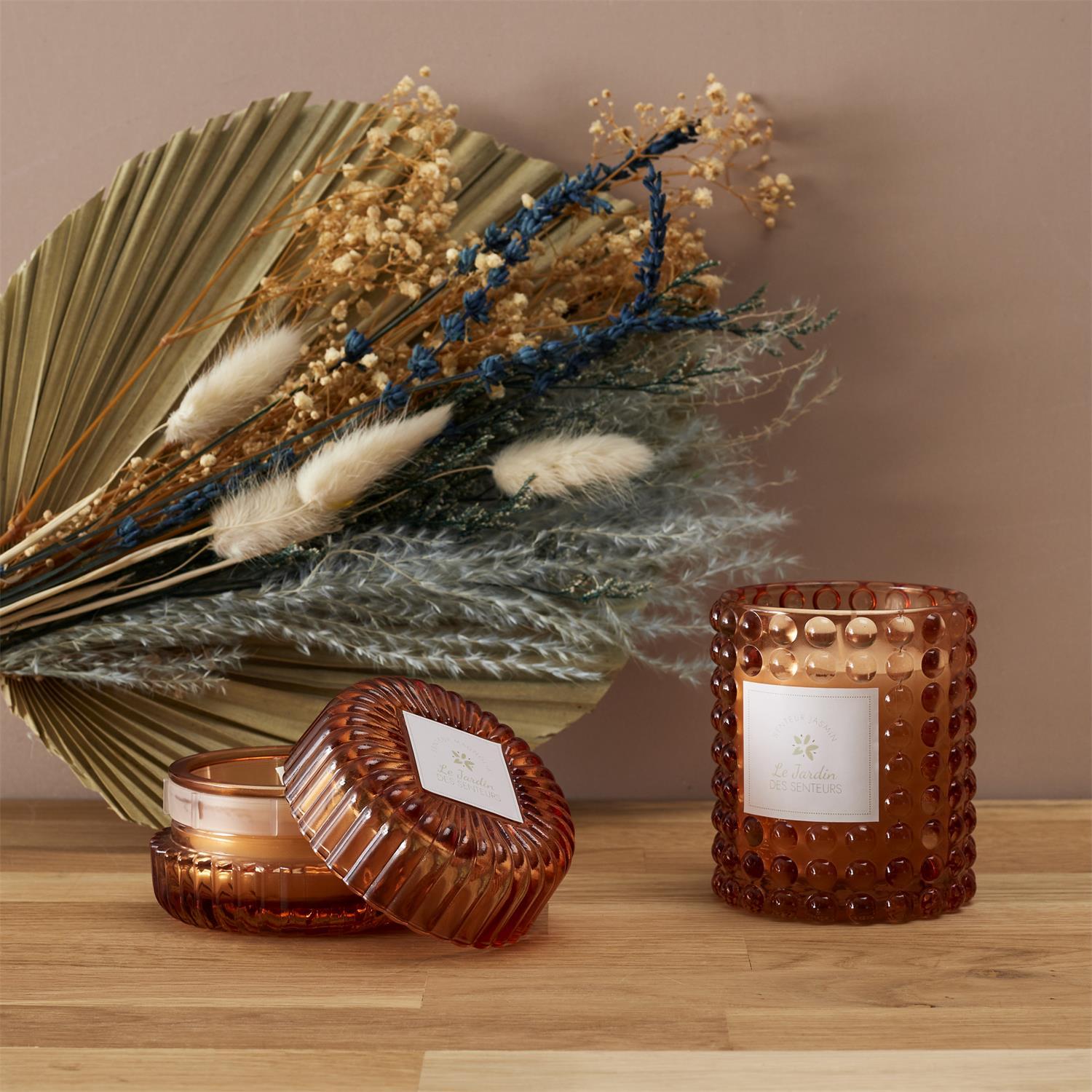 BOUGIE PARFUMEE X2 PIECES COFFRET JARDIN