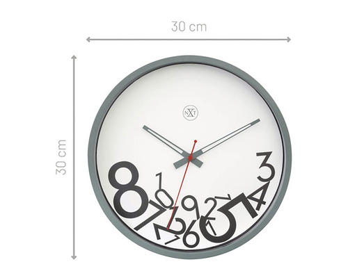 Wandklok Dropped numbers Ø 30 cm