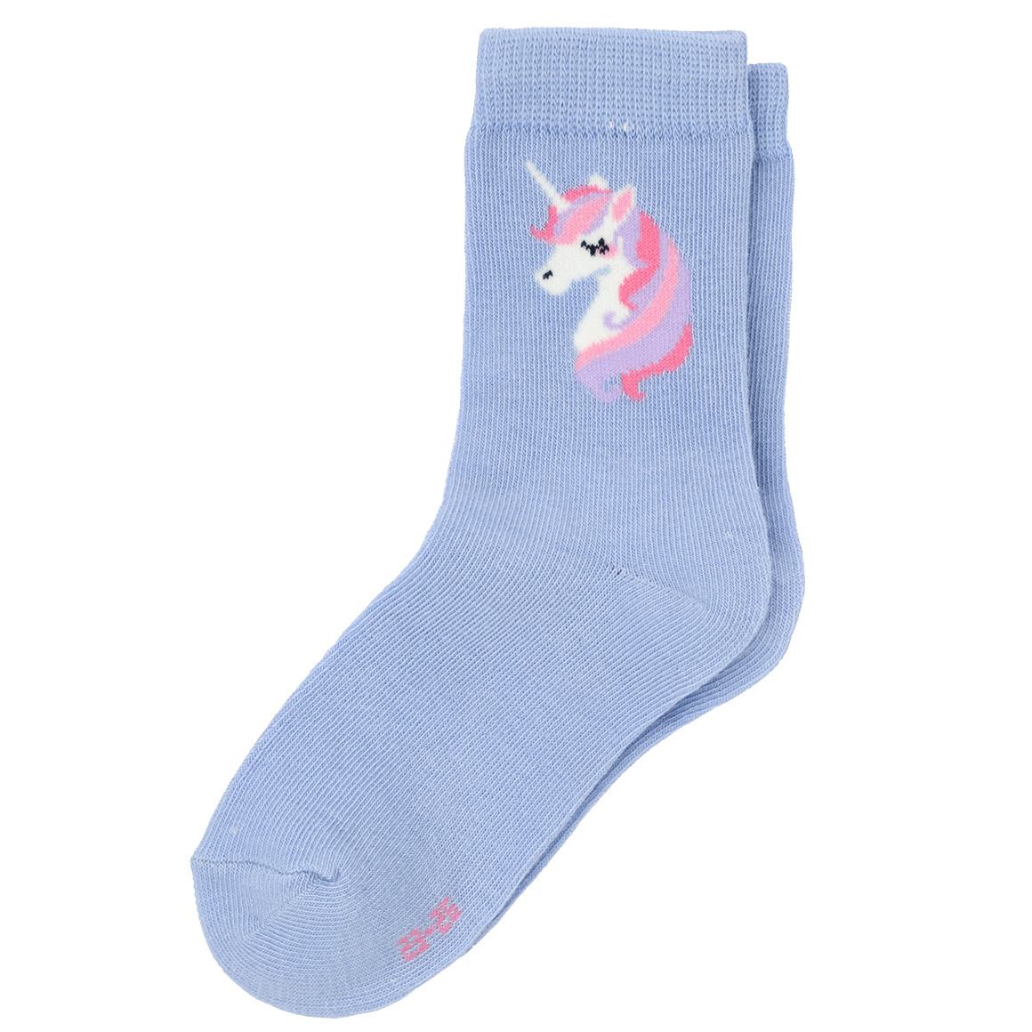 Topolino 5 Paar Mädchen Socken im Set pink / dunkelpink / hellblau