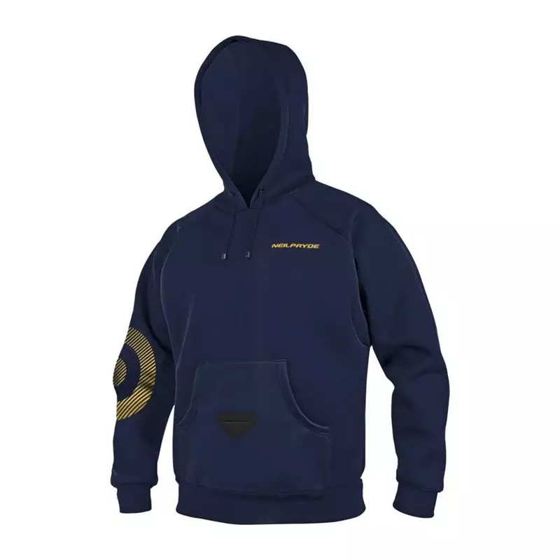 Sweat néoprène NEILPRYDE Neo Hoodie Navy/Yellow Print