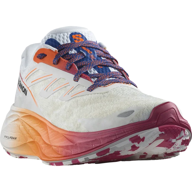 AERO GLIDE 2  Laufschuhe Damen White/DragonFire/Vivacious
