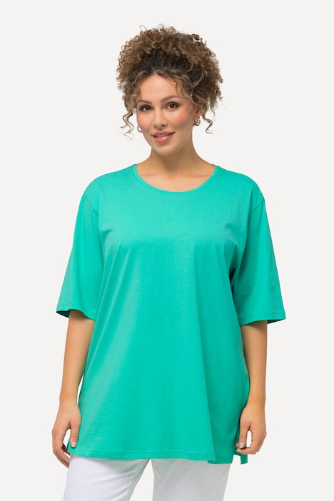 T-Shirt, Rundhalsausschnitt, Relaxed, Halbarm
