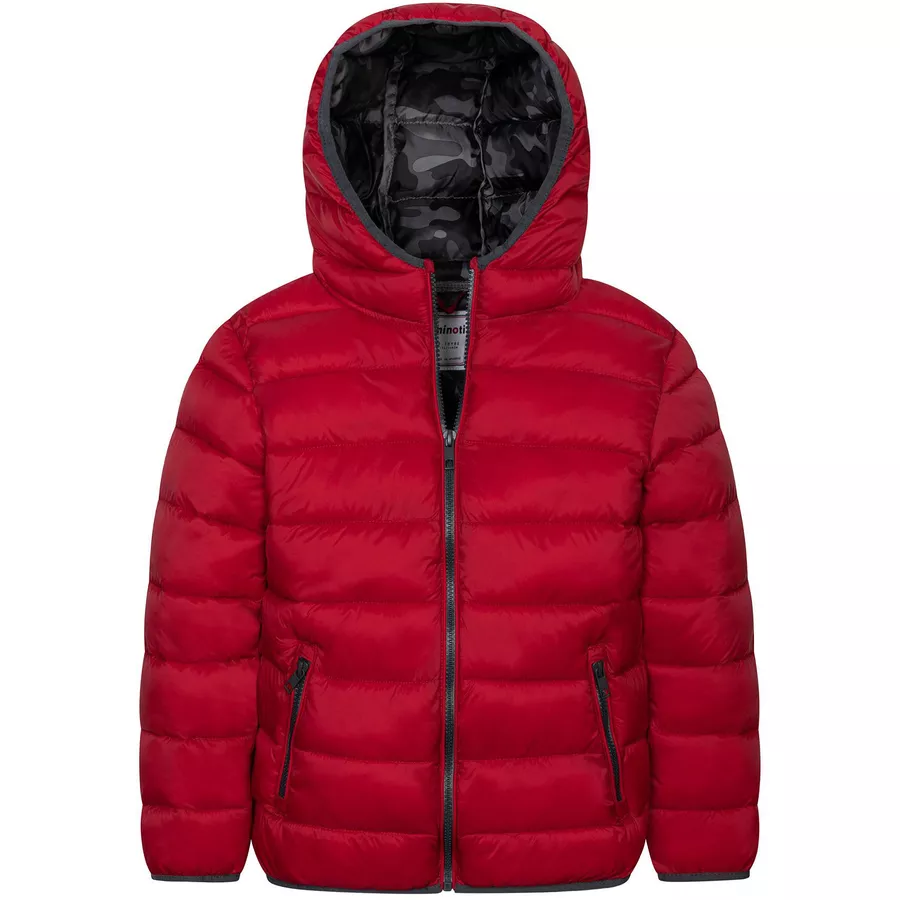 MINOTI Steppjacke mit Kapuze Rot