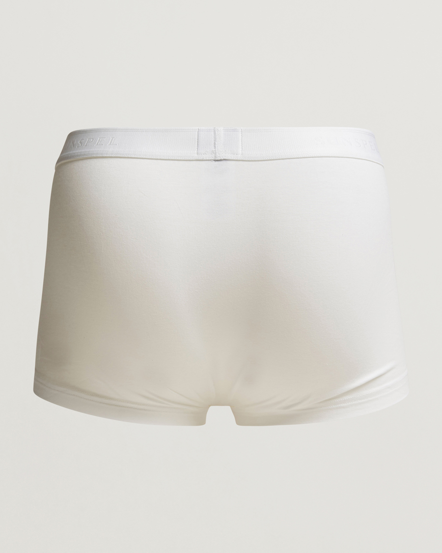 Sunspel Cotton Stretch Trunk White