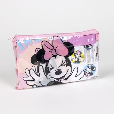 Disney Minni Mus Pysjamas & Toalettveske Sett, Lyserosa