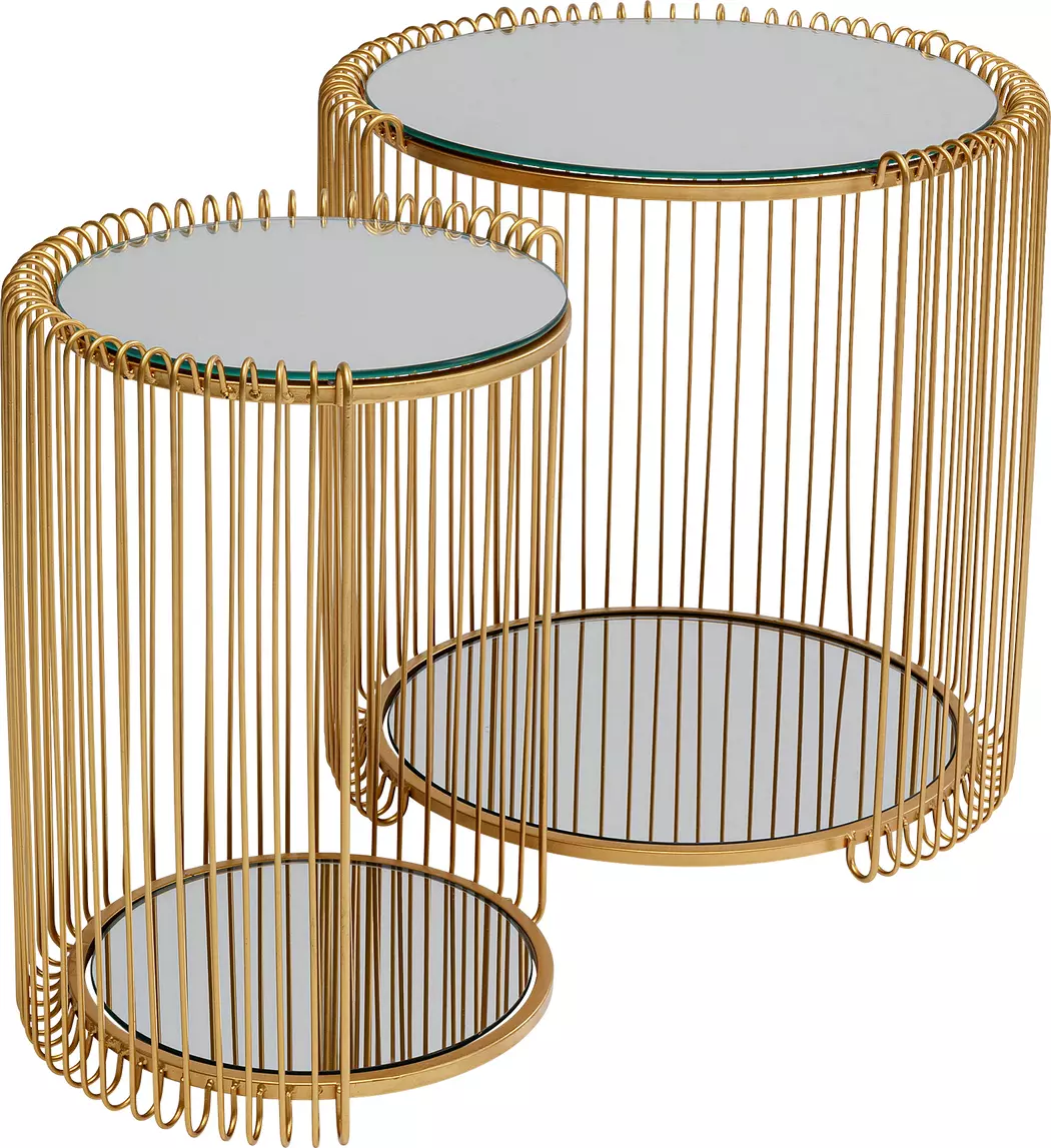 Beistelltisch Wire Double 87673 2er Set