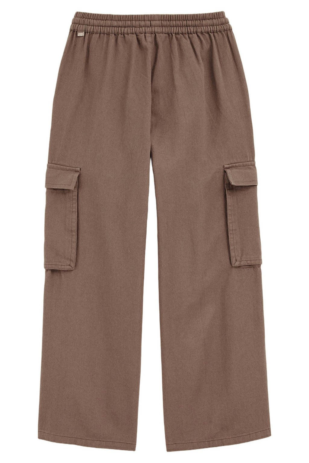 WE Fashion straight casual broek bruin