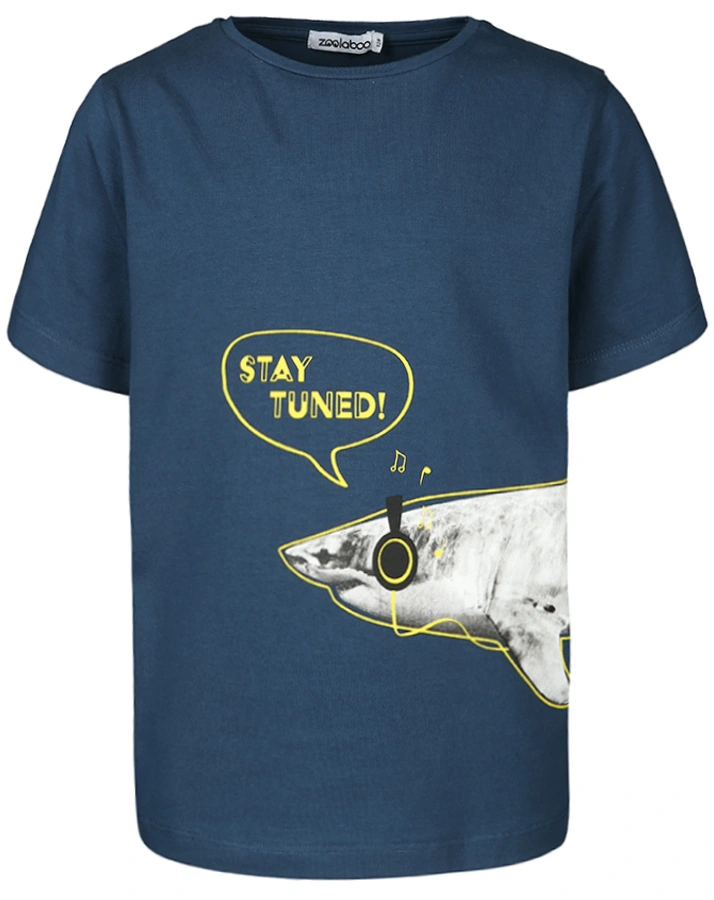 T-Shirt COOL SHARK in dunkelblau
