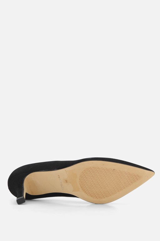 Tamaris Pumps zwart Suede