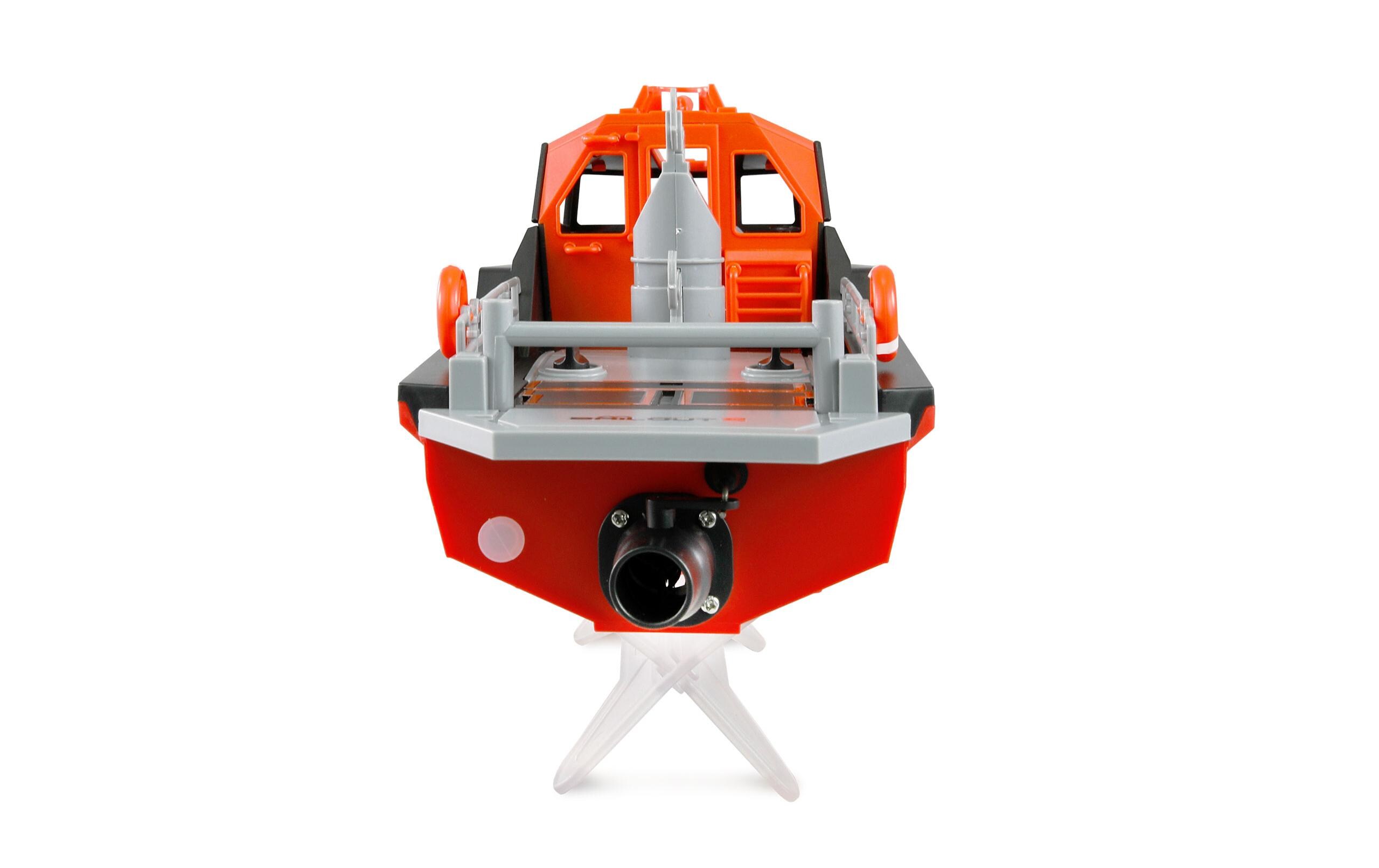 Rettungsboot Jet 320 mm Schwarz/RotFerngesteuertes Rettungsboot mit Brushless-Antrieb