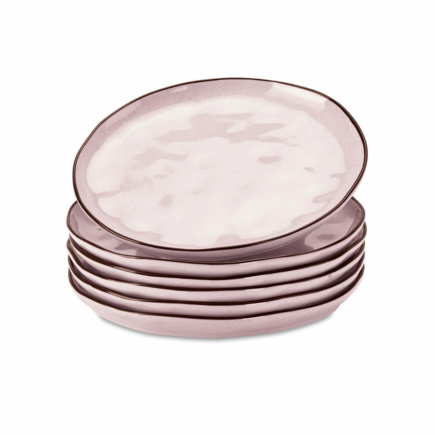 Dessertteller 6er Set Biarré rosa