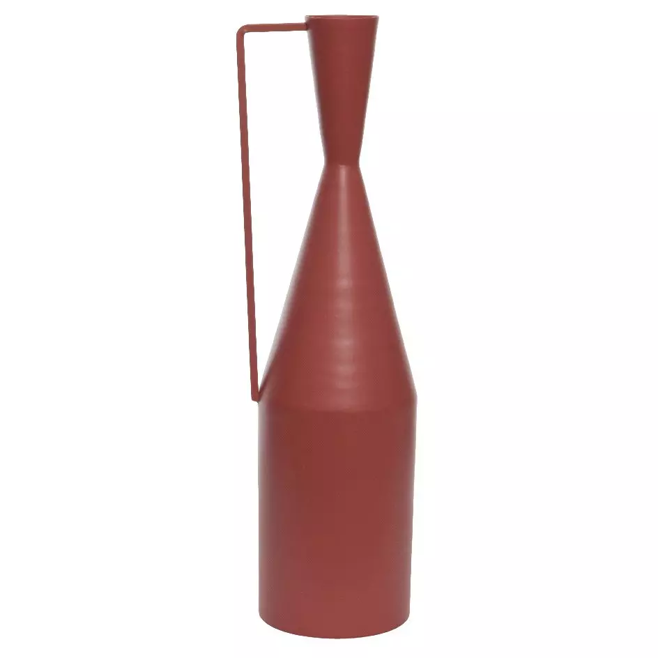 Vase en métal (H50 cm) Severino Rouge